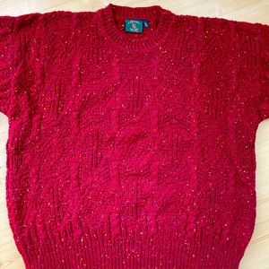 Gaeltara Ireland Pure Wool Fisherman's Sweater - Size XL (European 44)